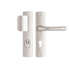 VEILIGHEIDSBESLAG PREMIUM D-DUWER+KRUK FLOW PC72 ANTI-KERNTREK/OMKEERBAAR/242X52X13/ALU GESL F1/SKG3