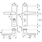 VEILIGHEIDSBESLAG PREMIUM KRUK ARROW PC72 ANTI-KERNTREK/242X52X13/ALU. GESL. F1/SKG3