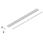 LIJMKOPPELSTRIP SV-2 300 22X0,7