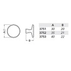 MEUBELKNOP 30 MM ROND 3751-02E