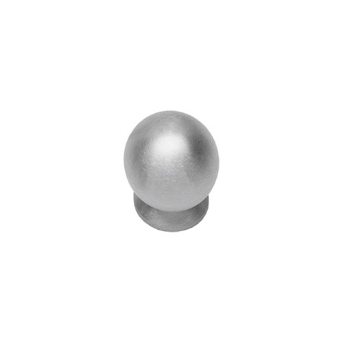 KNOP BOLROND ACHTERPLAAT ø20MM RVS