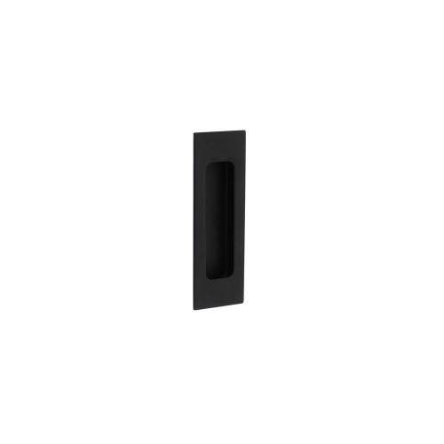 SCHUIFDEURKOM RECHTHOEK 120X40MM BLIND ZWART