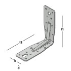 HOEKANKER MET RIL SV-2 125X125 46X2,5