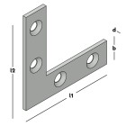 RAAMHOEK RECHT GA 40X40 10X1,5