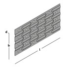 SPIJKERPLAAT SV-2 75X150 1,25