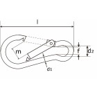 248-04E / KARABIJNHAAK 040X04MM VZ.