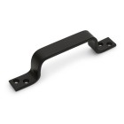DG 140 BE / DEURGREEP STAAL ZWART 140MM