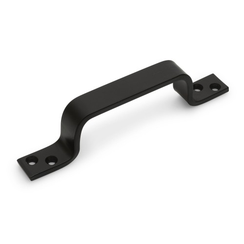 DG 140 BE / DEURGREEP STAAL ZWART 140MM