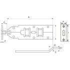 SGB 080BV / PLAATSCHUIF BOCHT 080MM VERZINKT
