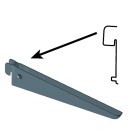 DRAGER ELEMENT DUBBEL 1-HAAKS SYS 50 STAAL WIT 17CM 10201-00002