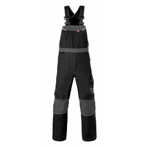 HAVEP 20195 AMERIKAANSE OVERALL ZWART/CHARCOAL GRIJS 48