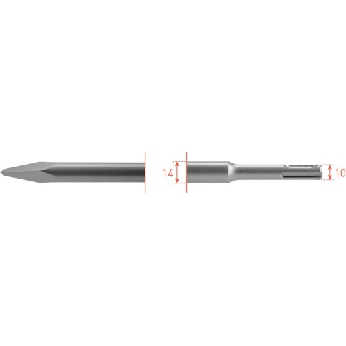 SDS-PLUS PUNTBEITEL L=250
