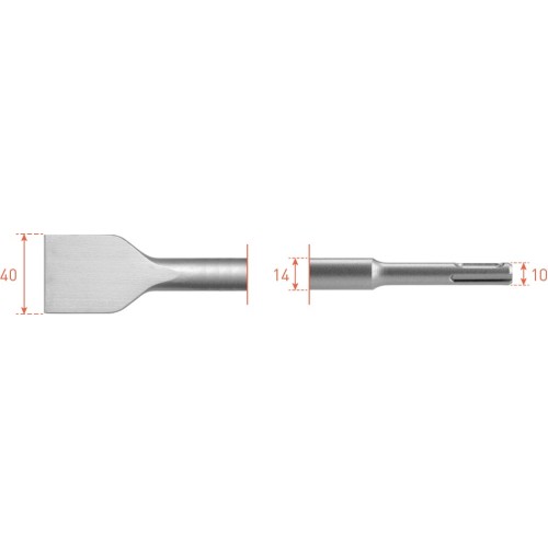 SDS-PLUS SPADEBEITEL, 40X250