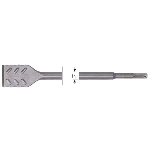 SDS-PLUS SPADEBEITEL, V-BREAKER, 40X250 MM