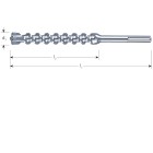 HAMERBOOR SDS-MAX QUATTRO-X ø22,0X400/520