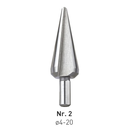 HSS CONISCHE PLAATBOOR NR.2 / ø5-20