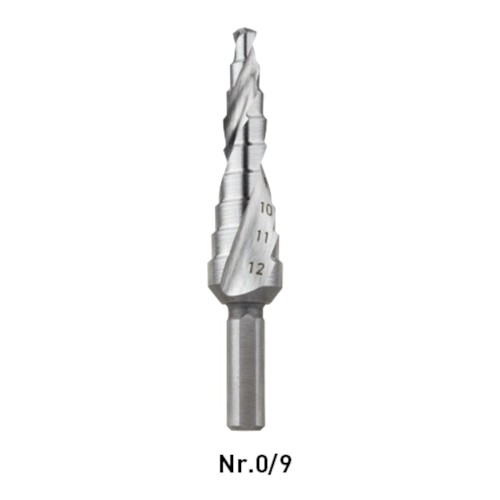 HSS TRAPPENBOOR NR.0/9 / ø4-12