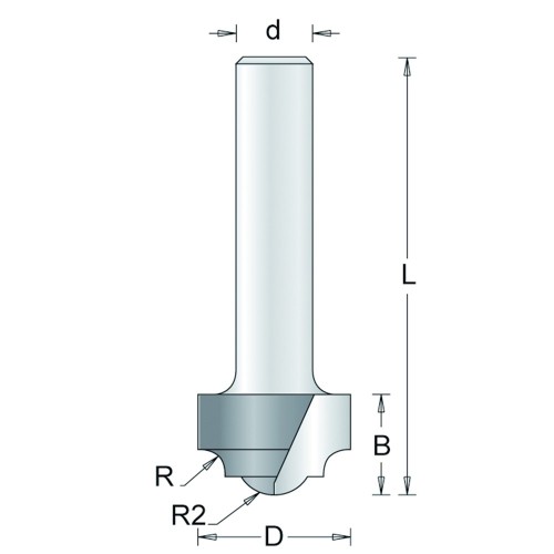 HM PROFIELFREES D=12.7
