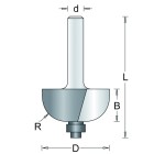 HM HOLPROFIELFREES R=6.3 D=8 MET ONDERLAGER AMAXX
