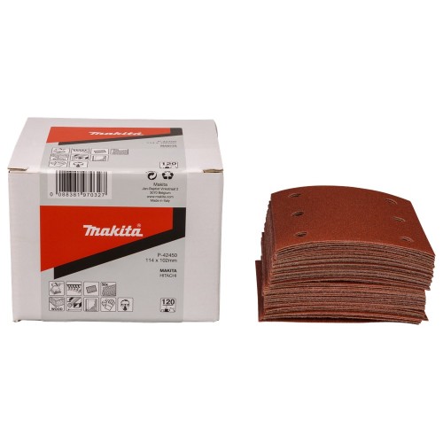 MAKITA SCHUURVEL 114X102MM A120 VELCRO P-42450