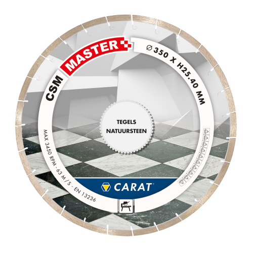 CARAT DIAMANTZAAG TEGELS Ø300X20,00 MM, CSM MASTER