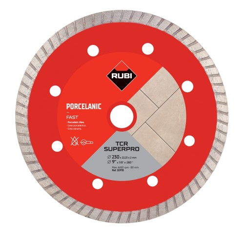 DIAMANTZAAGBLAD TCR 230 SUPERPRO TURBO MET DOORLOPENDE DIAMANT KROON