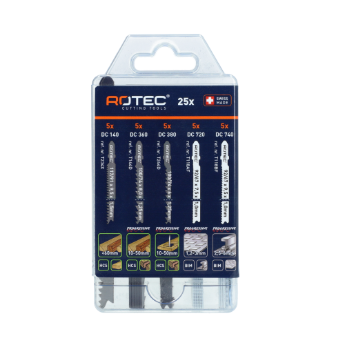 DECOUPEERZAGENSET HOUT + METAAL 5X5 STUKS
