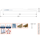 RECIPROZAAGBLAD RC280 / S1411DF