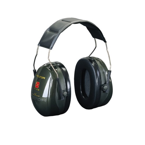 3M PELTOR OPTIME II EARMUFFS, GROEN, HOOFDBAND, H520A-407-GQ