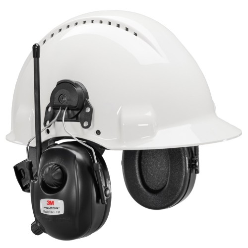 3M PELTOR HEADSET MET DAB+ EN FM-RADIO 30 DB MET HELMBEVESTIGING HRXD7P3E-01