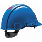 3M VEILIGHEIDSHELM, UVICATOR, RATELVERSTELLING, VENTILATIE, KUNSTSTOF ZWEETBAND, BLAUW