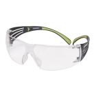 3M SECUREFIT 400 VEILIGHEIDSBRIL, ZWART/GROEN MONTUUR, ANTIKRAS/ANTICONDENS, HELDERE LENZEN