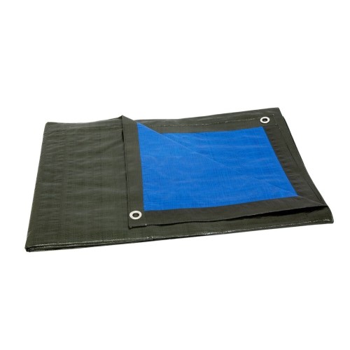 DEKKLEED BLAUW-GROEN 6 X 8M 150 GRAM