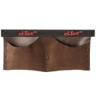 SPIJKERSCHORT 2 VAKS LEDER RIEM SNELSLUIT 135X4CM