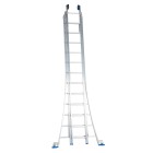 SCHUIFLADDER / 3 X 12, OPEN VOET, REFORM, GEVELROLLEN, VERBREDINGSVOETEN
