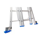 SCHUIFLADDER / 3 X 12, OPEN VOET, REFORM, GEVELROLLEN, VERBREDINGSVOETEN