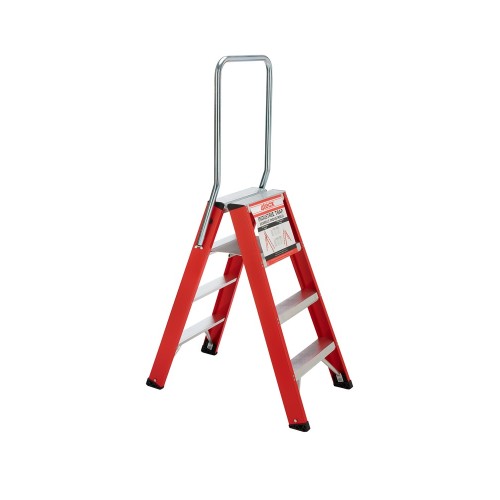 TRAP DUBBEL OPLOOPBAAR ALUMINIUM 2 X 4 TREDES MET BEUGEL