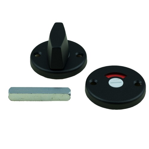 ROND ROZET 3 RH WC 8 MM ZWART