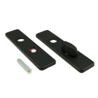 KORTSCHILD WC 185/44 8*63 KLIK ZWART 9005 STR WC KNOP AMI GROOT