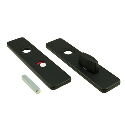 KORTSCHILD WC 185/44 8*63 KLIK ZWART 9005 STR WC KNOP AMI GROOT