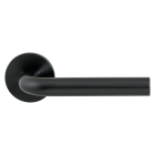 GPF100VRP1 PVD ANTRACIET L-MODEL 19MM DEURKRUK OP ROZET 53X6MM