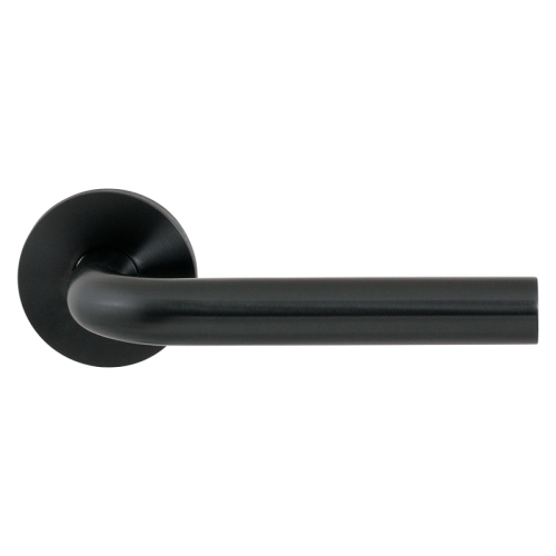 GPF100VRP1 PVD ANTRACIET L-MODEL 19MM DEURKRUK OP ROZET 53X6MM