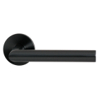 GPF115VRP1 PVD ANTRACIET L-HAAKS MODEL 19MM DEURKRUK OP ROZET 53X6MM